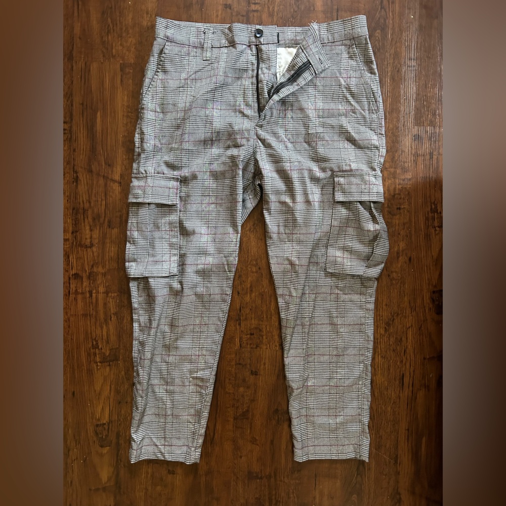 Forever 21 Plaid Cargo Pants